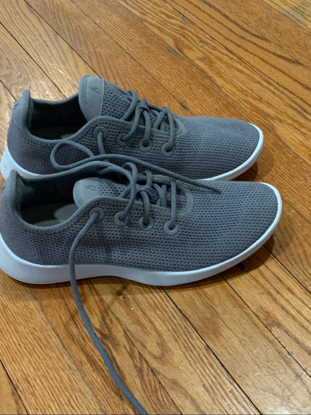 allbirds Men's Gray Knit Running Sneakers- Never Been Worn!